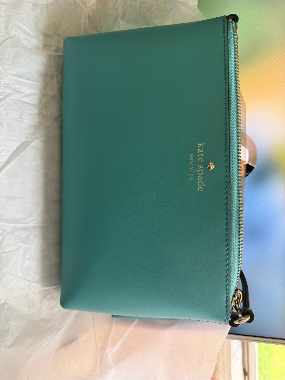 πππkate spade turquoise crossbody with tassel Plus free bracelet Kate spade β οΈ - Picture 9 of 15